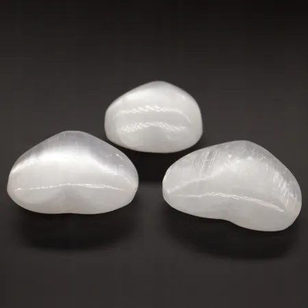 Selenit duże serce kamień naturalny 4cm 40g 1 szt.