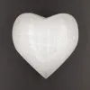 Wielkie serce naturalny selenit kamień księżycowy 6cm 80-120gram 1szt