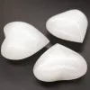 Wielkie serce naturalny selenit kamień księżycowy 6cm 80-120gram 1szt