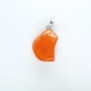 Zawieszka Karneol polerowana bryłka rozmiar S element wisiorka
