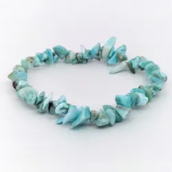 Bransoletka LARIMAR AA kamień naturalny chips
