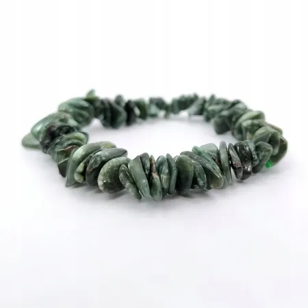 Bransoletka SERAFINIT AA kamień naturalny chips