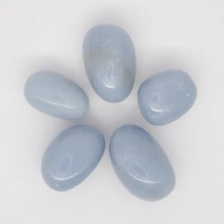 Angelit otoczak kamień naturalny rozmiar L 1szt