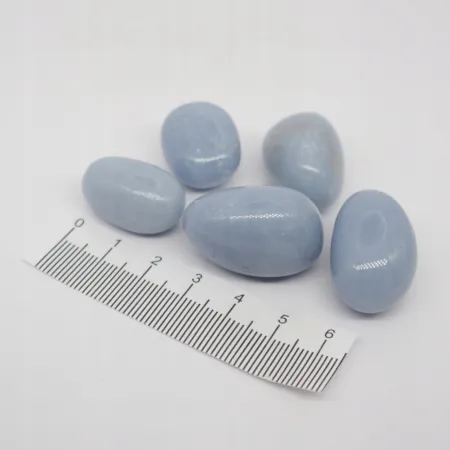 Angelit otoczak kamień naturalny rozmiar L 1szt