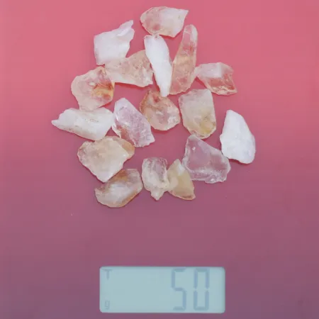 Cytryn drobny surowy 1-2cm zestaw 50 gram