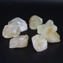 Cytryn, naturalny surowy, kamień czakry splotu S