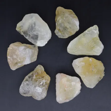 Cytryn, naturalny surowy, kamień czakry splotu S