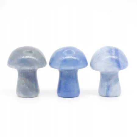 Grzyb 2cm, Kamień - Niebieski Awenturyn 1 sztuka