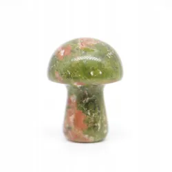 Grzyb 2cm, Kamień naturalny - Unakit 1 sztuka