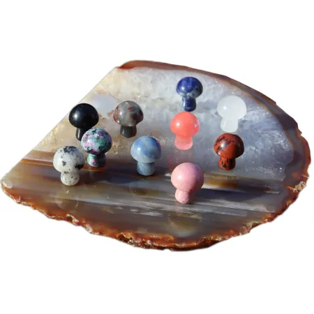 Grzyb 2cm, Kamień naturalny - Sodalit 1 sztuka