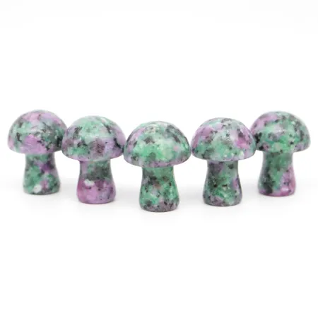 Grzyb 2cm, Kamień - Zoisyt, zoizyt 1 sztuka