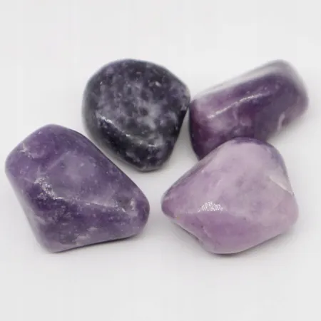 Lepidolit naturalny kamień otoczak rozmiar XL 1 szt.