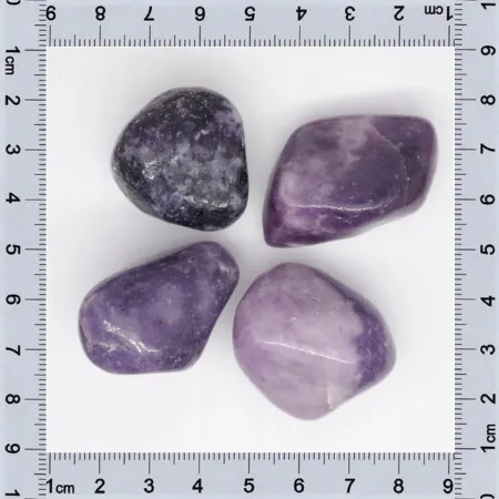 Lepidolit naturalny kamień otoczak rozmiar XL 1 szt.