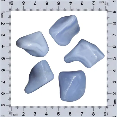 Chalcedon niebieski (błękitny) otoczak rozmiar L 1 szt.