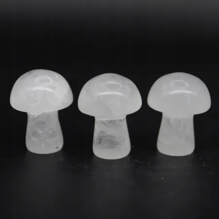 Grzyb 2cm, Kamień - Kryształ górski 1 sztuka