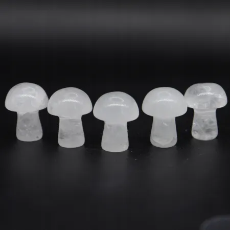 Grzyb 2cm, Kamień - Kryształ górski 1 sztuka