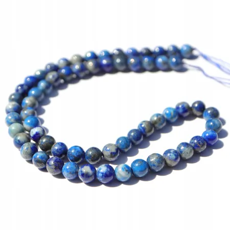 Lapis lazuli: Zestaw 5szt kulek 6mm - koraliki DIY