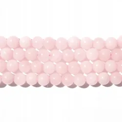 Kwarc Różowy: Zestaw 5szt kulek 6mm - koraliki DIY