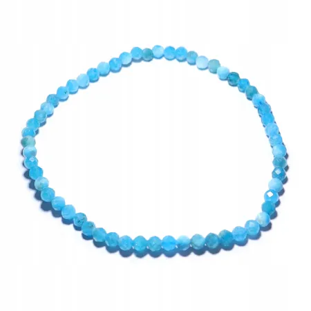 Bransoletka Apatyt kamień naturalny fasetowany 3mm