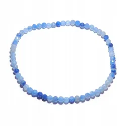 Bransoletka Awenturyn Niebieski kamień faset 3mm
