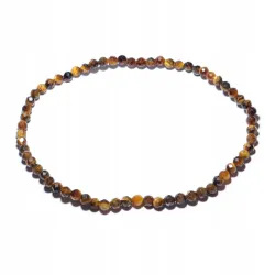 Bransoletka Tygrysie Oko naturalny fasetowany 3mm