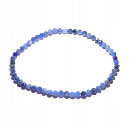 Bransoletka Sodalit kamień naturalny faset 3mm