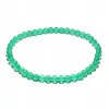 Bransoletka Agat zielony naturalny - 4mm