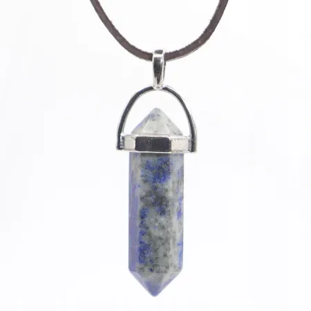 Wisiorek na rzemyku, kamień - Lapis Lazuli
