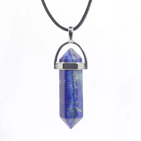 Wisiorek na rzemyku, kamień - Lapis Lazuli