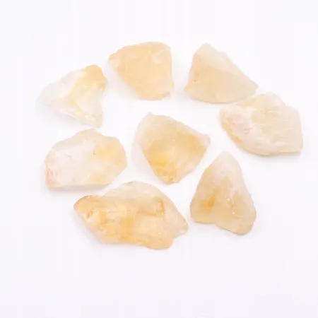 CYTRYN naturalny surowy kamień czakra splotu kryształ mały od 5g 2,5cm 1szt