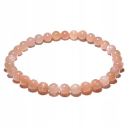 Bransoletka Kamień Słoneczny naturalny kulka 6mm