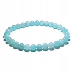 Bransoletka Amazonit AA kamień naturalny kulka 6mm