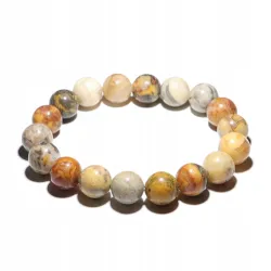 Bransoletka z Agatu Mózgowego: Kamień naturalny - kulka o rozmiarze 10mm