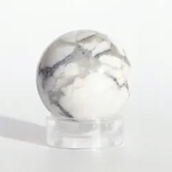 Howlit kulka kula naturalny kamień czakry bez podstawki Ø 2cm 1szt.