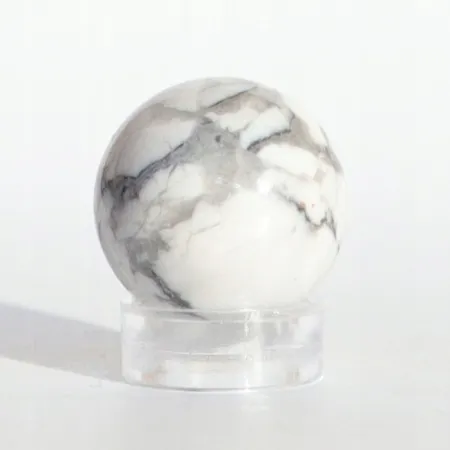 Howlit kulka kula naturalny kamień czakry bez podstawki Ø 2cm 1szt.