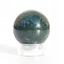 Agat mszysty kula kulka naturalny kamień czakry bez podstawki Ø 2cm 1szt.