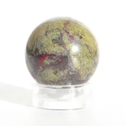 Heliotrop kula kulka naturalny kamień czakry bez podstawki Ø 2cm 1szt.