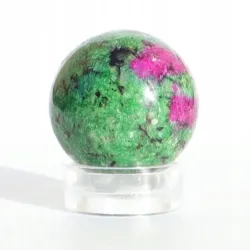 Zoist zoisyt kula kulka naturalny kamień czakry bez podstawki Ø 2cm 1szt.