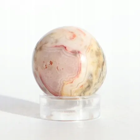 Agat crazy mózgowy kulka naturalny kamień czakry bez podstawki Ø 2cm 1szt.