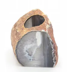 Agat Naturalny: Unikalny Świecznik Tealight Buła, do Domu, stojący, ozdobny