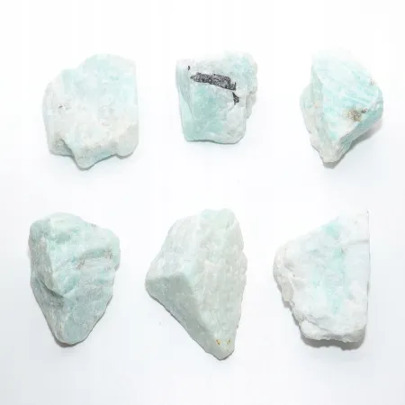 Amazonit surowy naturalny, bryłka M kamień czakry