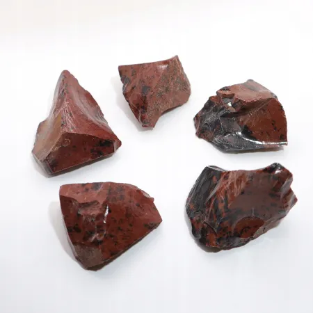 Obsydian Mahony, naturalny, surowy, bryłki Meksyk 1 szt L