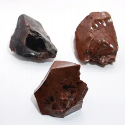 Obsydian Mahony, naturalny, surowy, bryłki Meksyk 1 szt XXL