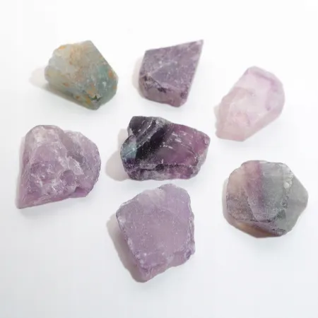 Fluoryt tęczowy naturalny surowy kamień geniuszy S 10-15g 1szt.