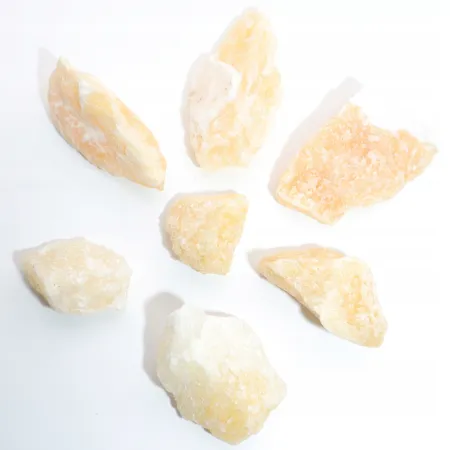 KALCYT POMARAŃCZOWY naturalny, surowy rozmiar S waga 10g 1szt