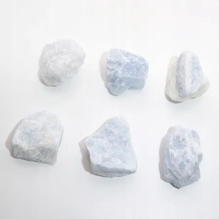 KALCYT NIEBIESKI szafirowy naturalny kamień surowy M 15-20g 1szt.