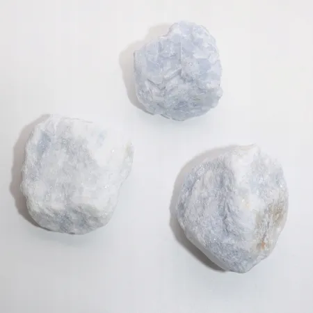 KALCYT NIEBIESKI szafirowy naturalny kamień surowy XXL 40-50g 1szt.