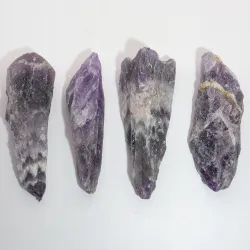 AMETYST chevron naturalny surowy, kamień czakry XL