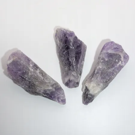 AMETYST chevron naturalny surowy, kamień czakry XXL