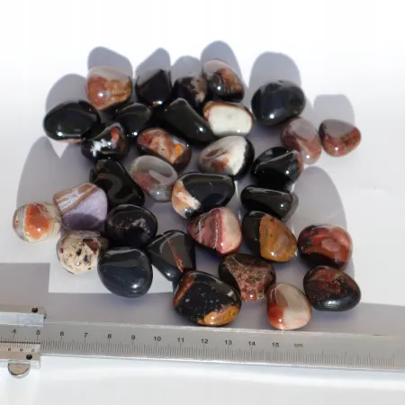 Sardonyks otoczak kamień naturalny sardonyx L 1 szt.